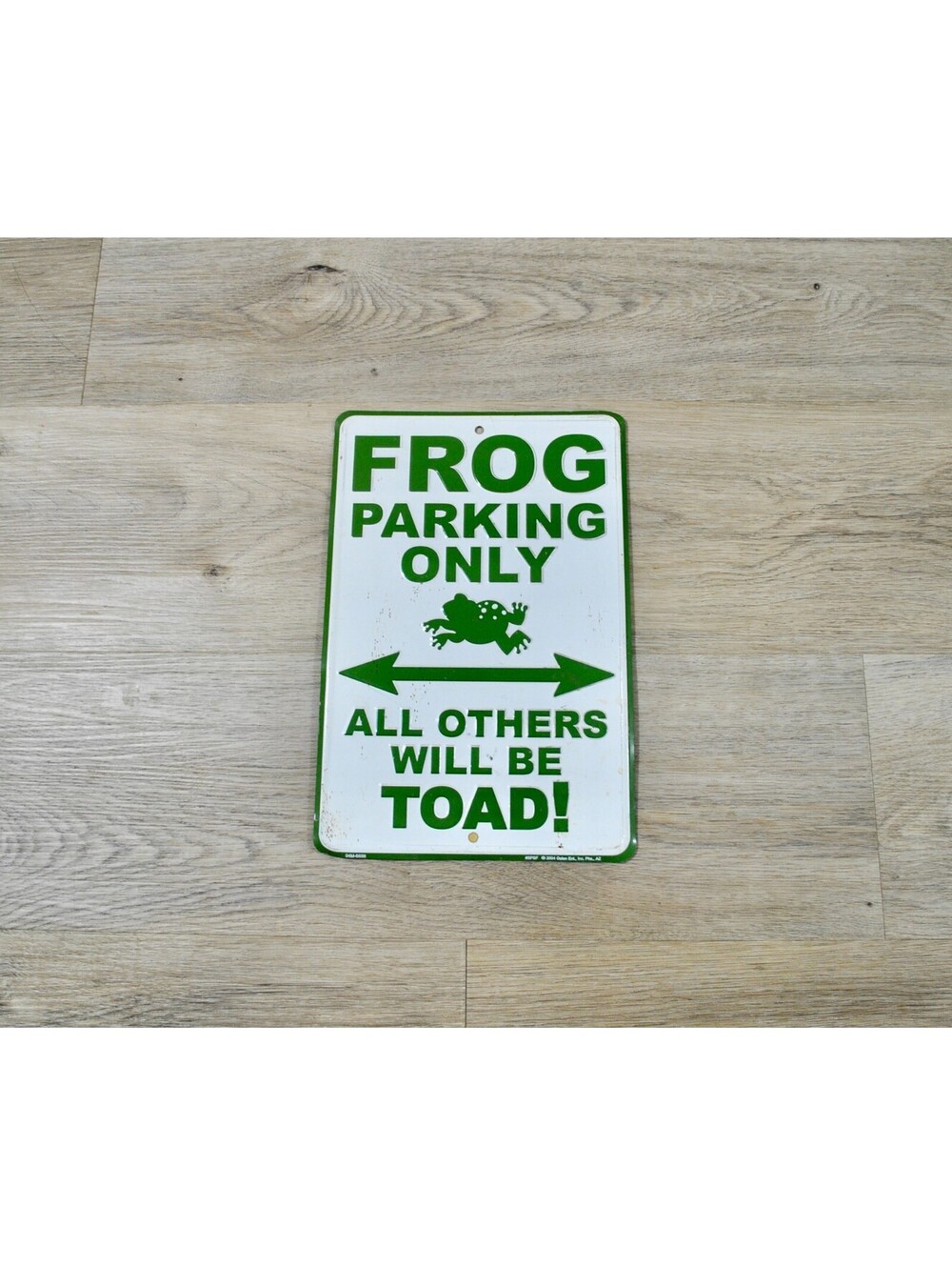 Frog Parking Only All Others Will Be Toad Parking Decor Home Sign Metal Tin